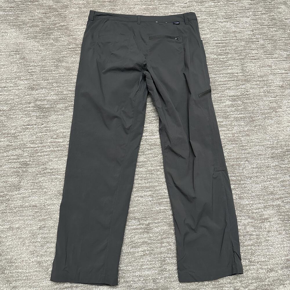 Patagonia Pants Womens 12 Gray Quandary Stretch Cargo Hiking Travel Quick Dry - Picture 6 of 15
